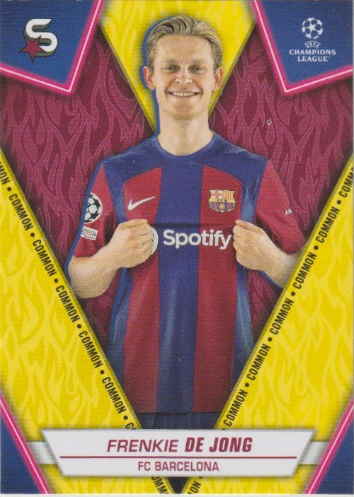 Soccer 2023-24 Topps Superstars - No 47 - Frankie de Jong