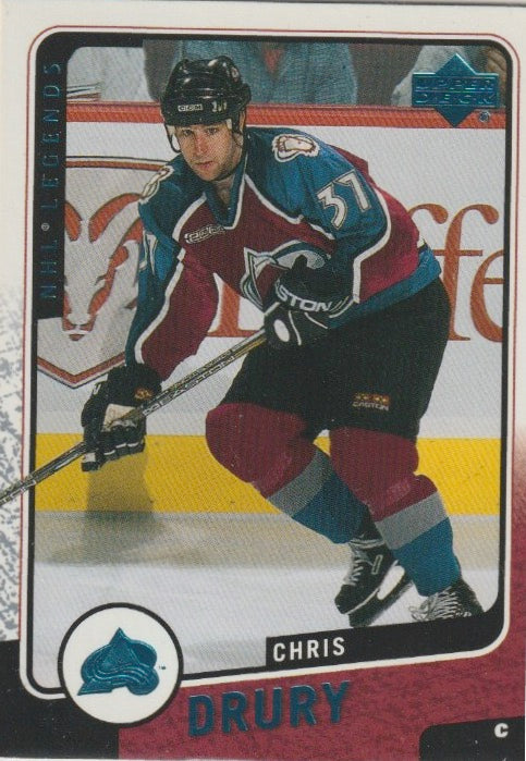 NHL 2000-01 Upper Deck Legends - No 33 - Chris Drury