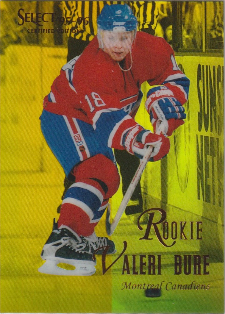 NHL 1995 / 96 Select Certified Mirror Gold - No 131 - Valeri Bure