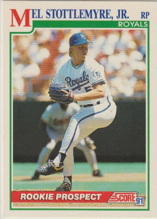 MLB 1991 Score - No 361 - Mel Stottlemyre, jr.
