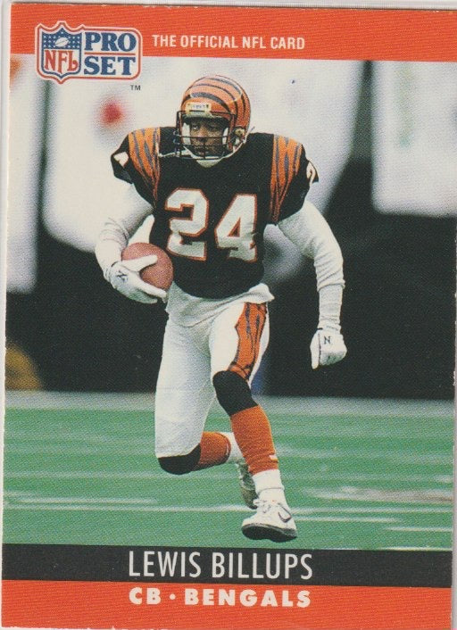 NFL 1990 ProSet - No 60 - Lewis Billups