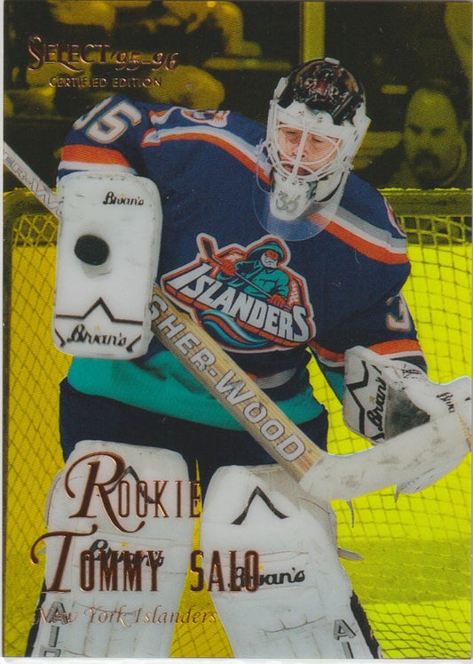 NHL 1995 / 96 Select Certified Mirror Gold - No 112 - Tommy Salo