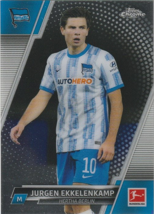 Soccer 2021-22 Topps Chrome Bundesliga - No. 9 - Jurgen Ekkelenkamp