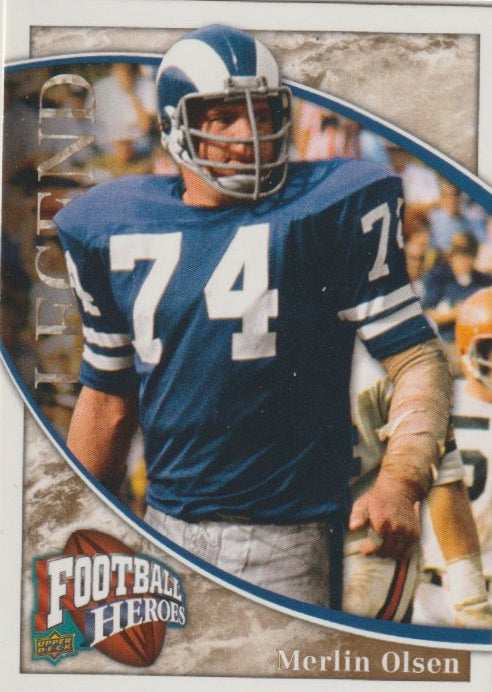 NFL 2009 Upper Deck Heroes - No 216 - Merlin Olsen
