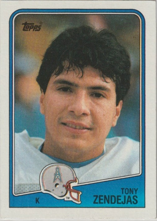 NFL 1988 Topps - No 109 - Tony Zendejas