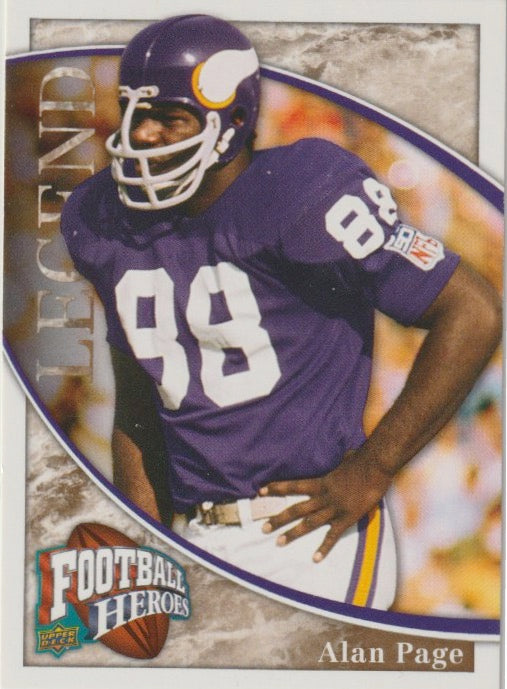 NFL 2009 Upper Deck Heroes - No 300 - Alan Page