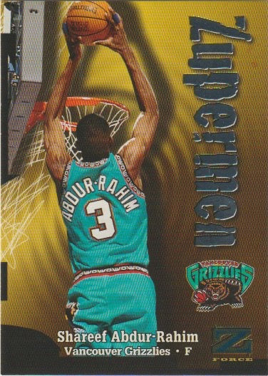 NBA 1997-98 Z-Force - No 208 - Shareef Abdur-Rahin