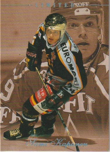 FIN 1995-96 Finnish SISU Limited - No 72 of 108 - Sami Kapanen