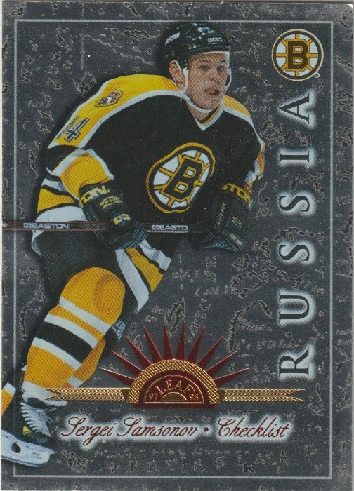 NHL 1997-98 Leaf International - No 149 - Sergei Samsonov