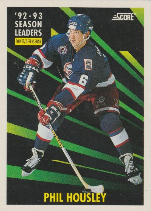 NHL 1993 / 94 Score Canadian - No 482 - Phil Housley