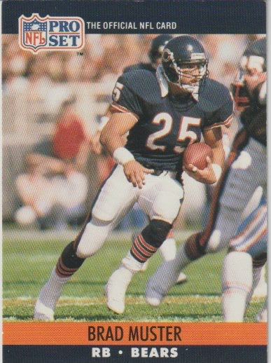 NFL 1990 ProSet - No 454 - Brad Muster