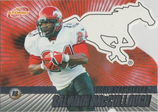 NFL 2003 Atomic CFL - No 16 - Saladin McCullough