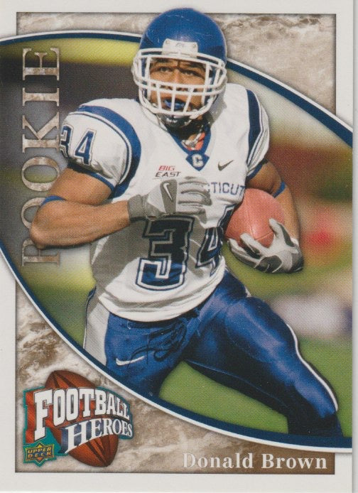 NFL 2009 Upper Deck Heroes - No 152 - Donald Brown