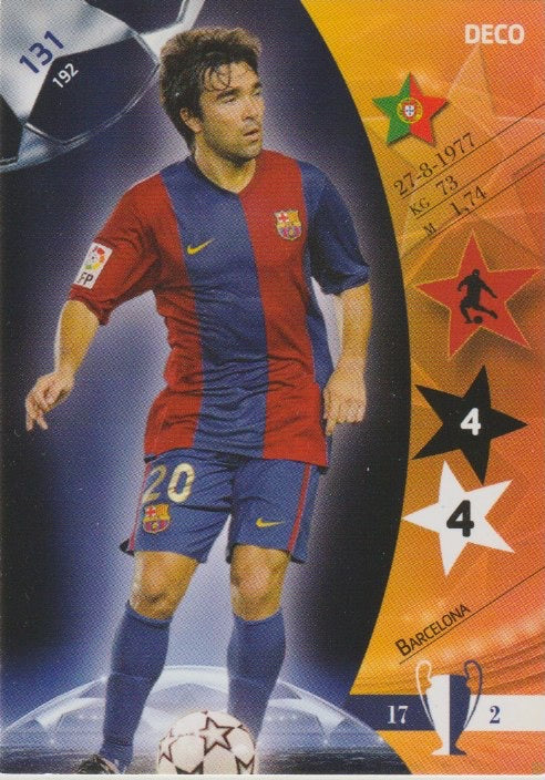 Soccer 2007 Panini Champions League - No 131 - Deco