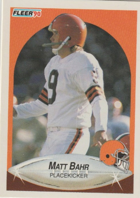 NFL 1990 Fleer - No 47 - Matt Bahr