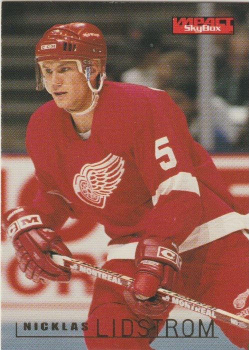 NHL 1995 / 96 SkyBox Impact - No 55 - Nicklas Lidstrom