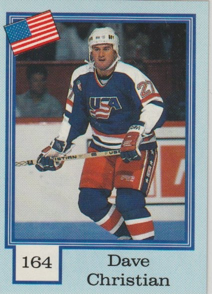 NHL / FIN 1992 Finnish Semic Stickers - No 164 - Dave Christian