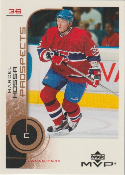 NHL 2002-03 Upper Deck MVP - No 207 - Marcel Hossa