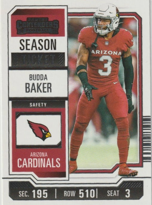 NFL 2023 Panini Contenders - No 1 - Budda Baker