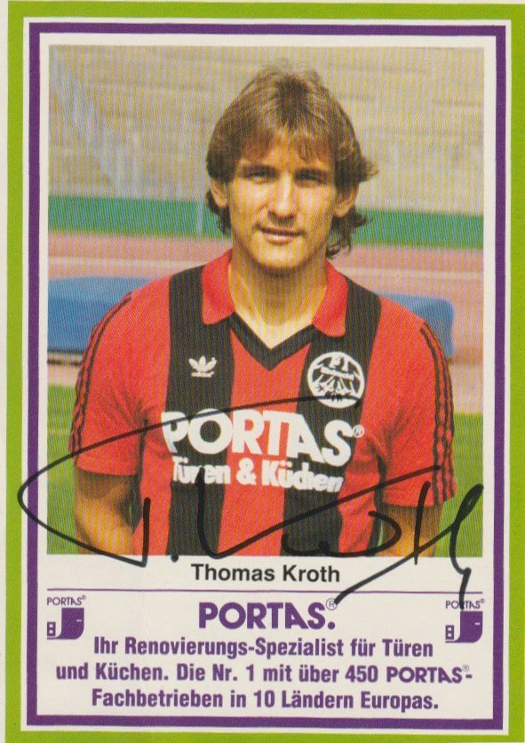 Soccer - Autograph - Thomas Kroth