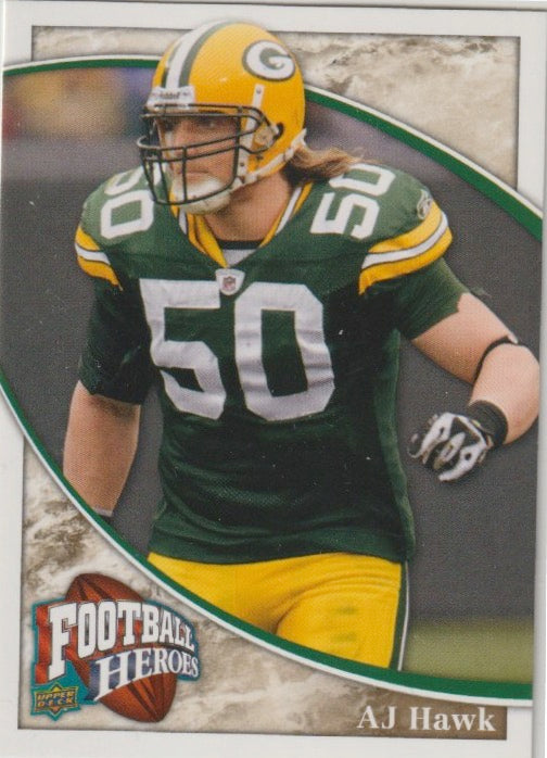 NFL 2009 Upper Deck Heroes - No 48 - A.J. Hawk