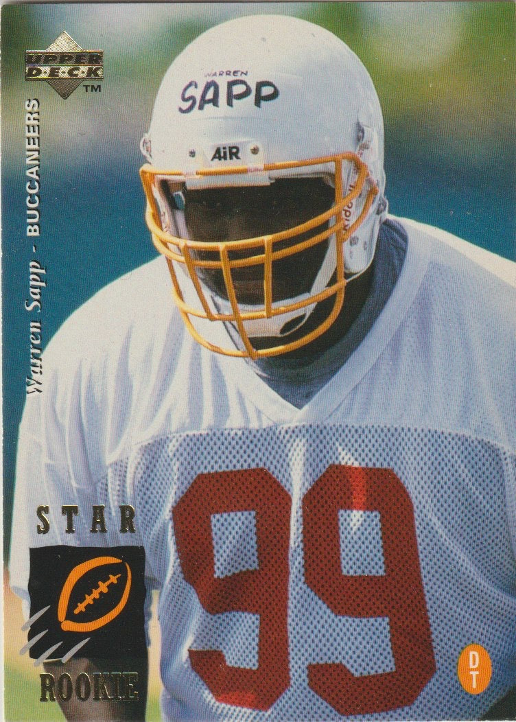 NFL 1995 Upper Deck - No 12 - Warren Sapp