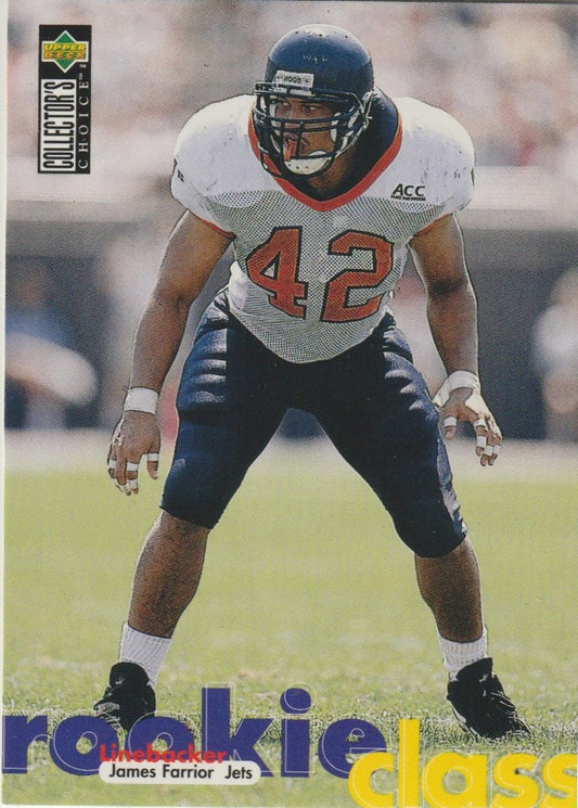NFL 1997 Collector's Choice - No 8 - James Farrior