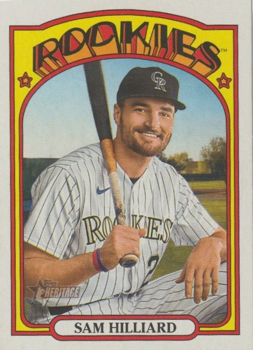 MLB 2021 Topps Heritage - No 548 - Sam Hilliard