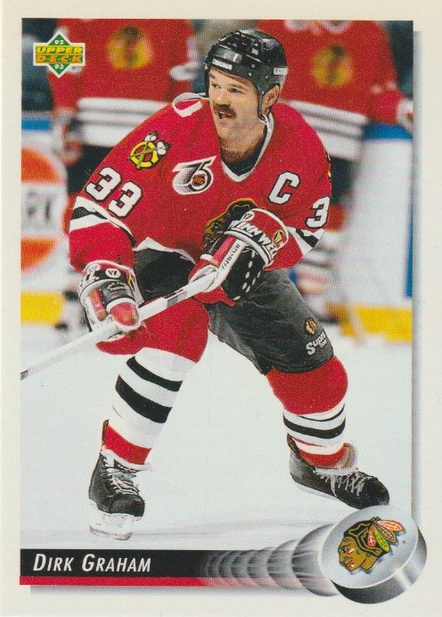 NHL 1992 / 93 Upper Deck - No 272 - Dirk Graham