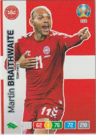 Fussball 2020-21 Panini UEFA Euro 2020 Adrenalyn XL Premium - No 112 - Martin Braithwaite