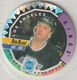 NHL 1994-95 Canada Games NHL POGS - No 129 - Rob Blake