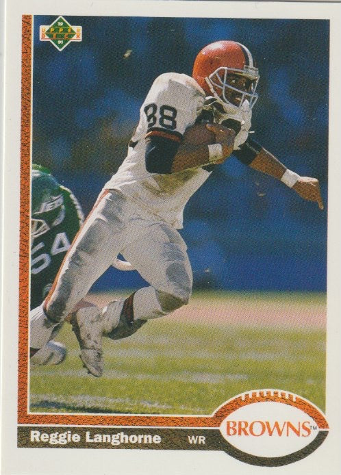 NFL 1991 Upper Deck - No 241 - Reggie Langhorne