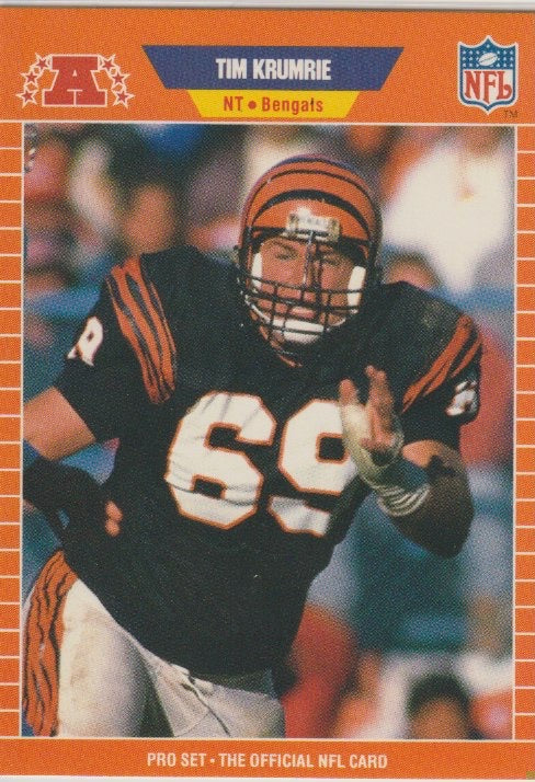 NFL 1989 ProSet - No 63 - Tim Krumrie