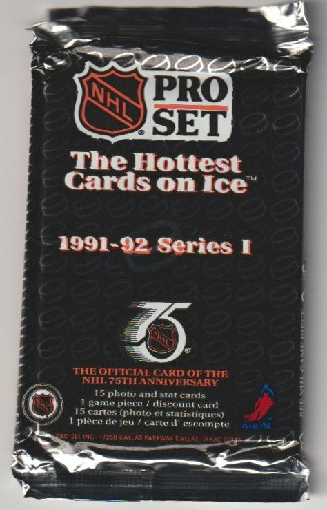 NHL 1991-92 ProSet USA Edition Series 1 - Pack