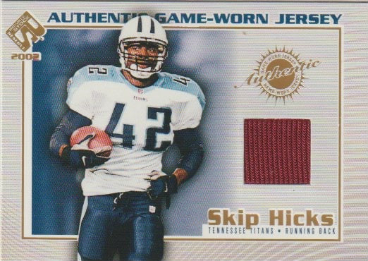 NFL 2002 Private Stock Reserve - No 122 - Skip Hicks