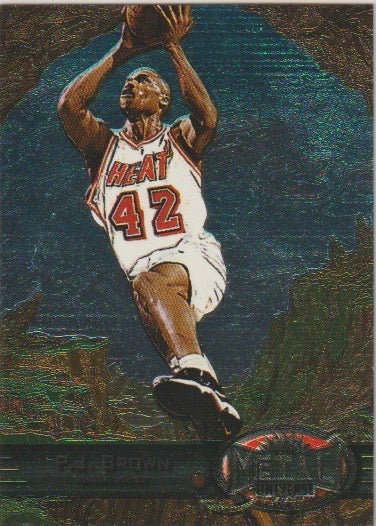 NBA 1997-98 Metal Universe - No 55 - P.J. Brown