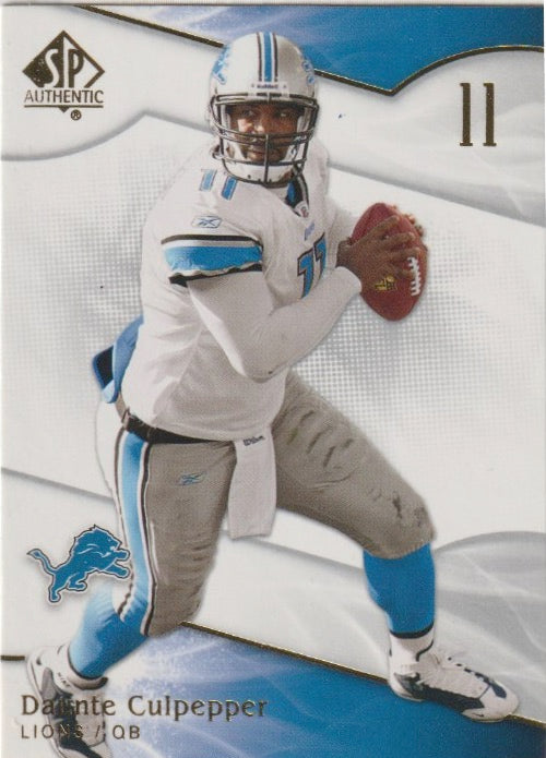 NFL 2009 SP Authentic - No 56 - Daunte Culpepper