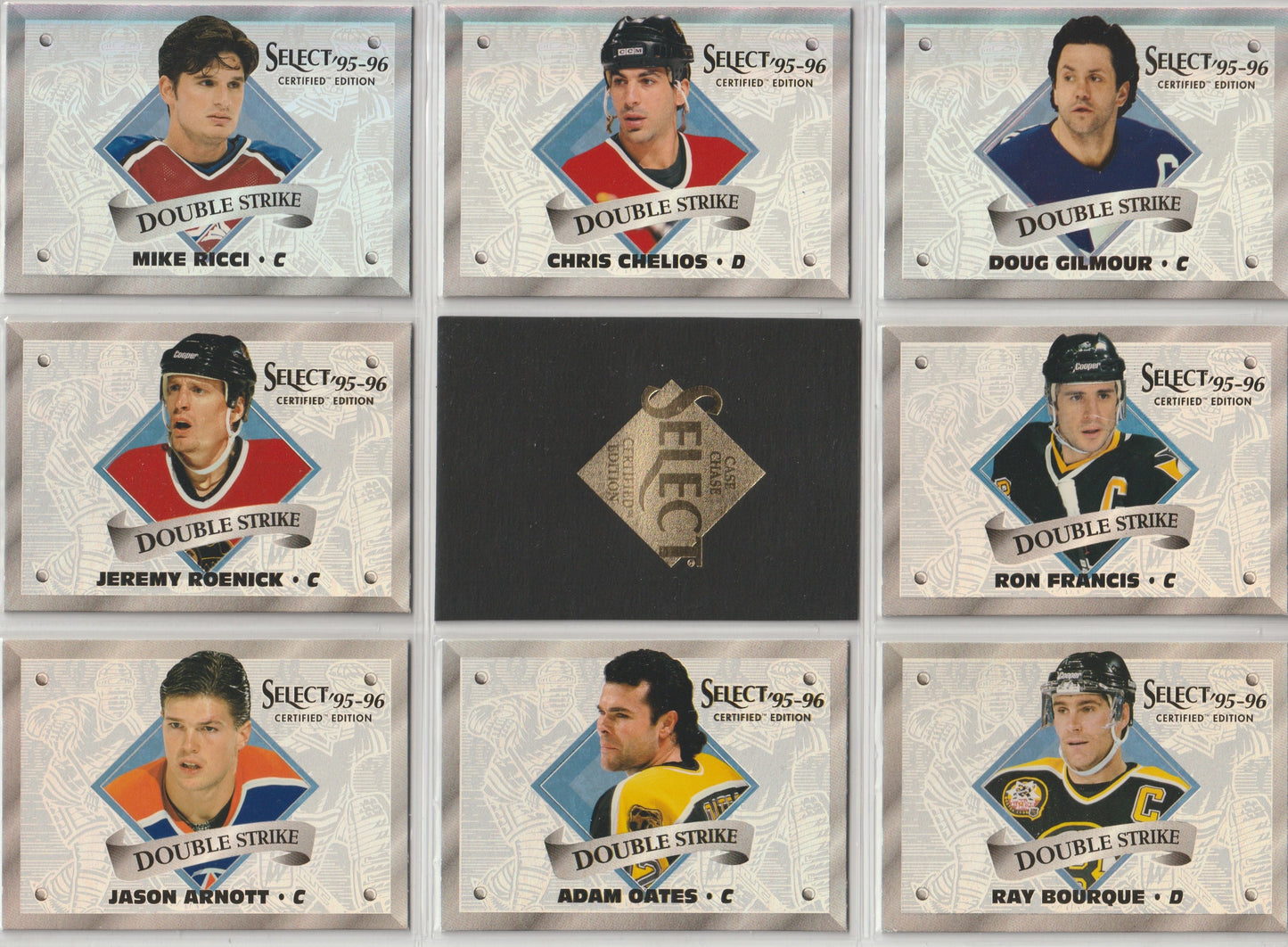 NHL 1995-96 Select Certified Double Strike - No 1 von 20 bis 20 von 20 - kompletter Satz