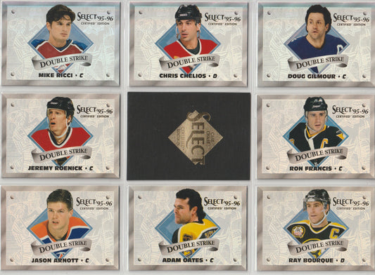 NHL 1995-96 Select Certified Double Strike - No 1 von 20 bis 20 von 20 - kompletter Satz