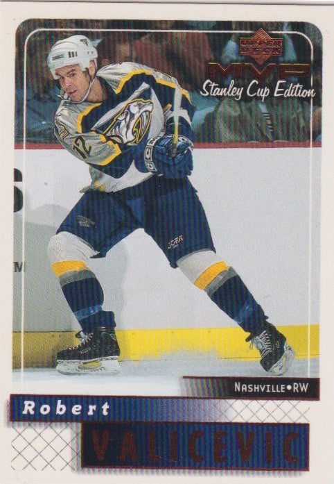 NHL 1999-00 Upper Deck MVP SC Edition - No 99 - Robert Valicevic