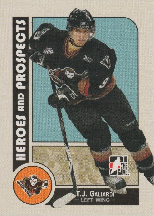 NHL 2008-09 ITG Heroes and Prospects - No 79 - T.J. Galiardi