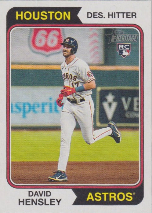 MLB 2023 Topps Heritage - No 308 - David Hensley