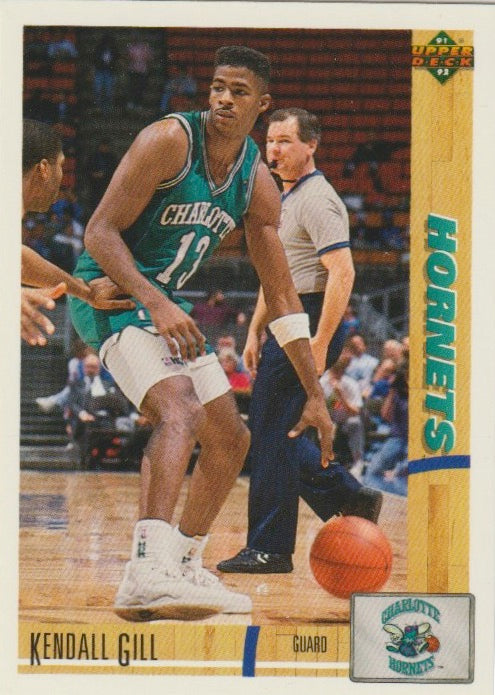 NBA 1991-92 Upper Deck - No 321 - Kendall Gill