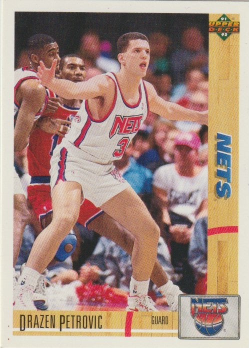 NBA 1991-92 Upper Deck - No 315 - Drazen Petrovic