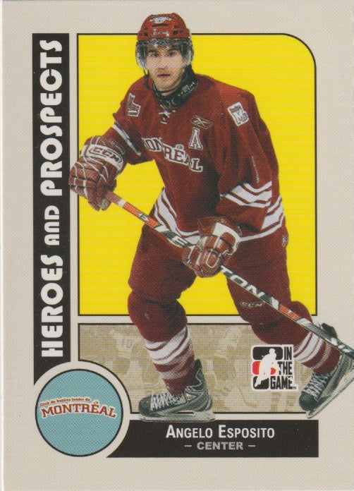 NHL 2008-09 ITG Heroes and Prospects - No 84 - Angelo Esposito