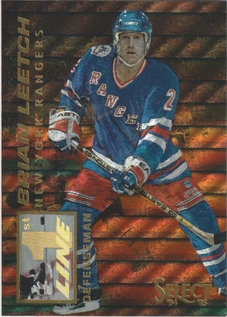 NHL 1994-95 Select First Line - No FL3 - Brian Leetch