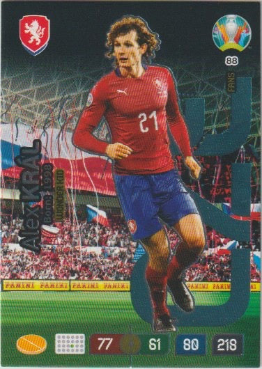 Soccer 2020-21 Panini UEFA Euro 2020 Adrenalyn XL Premium - No 88 - Alex Kral