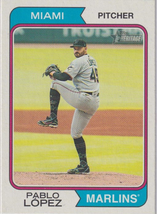 MLB 2023 Topps Heritage - No 341 - Pablo Lopez