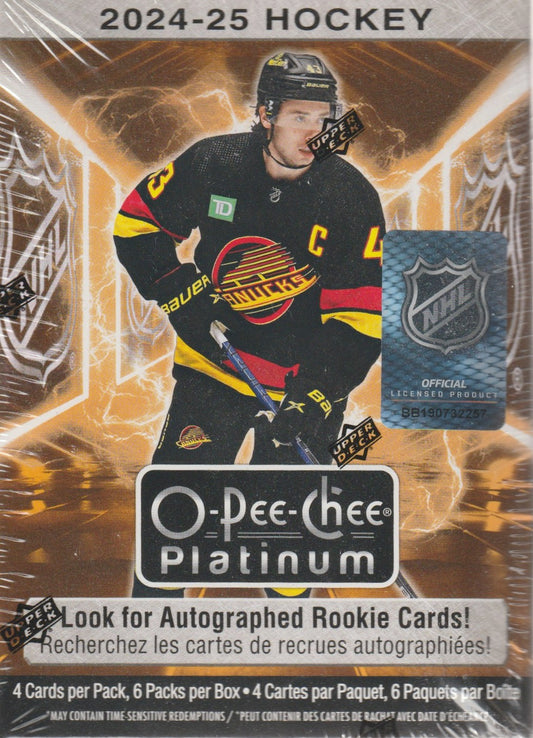 NHL 2024-25 O-Pee-Chee Platinum Blaster Box