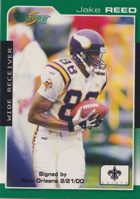 NFL 2000 Score - No 127 - Jake Reed
